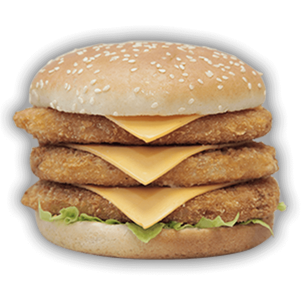Triple Chicken Burger – Rajas